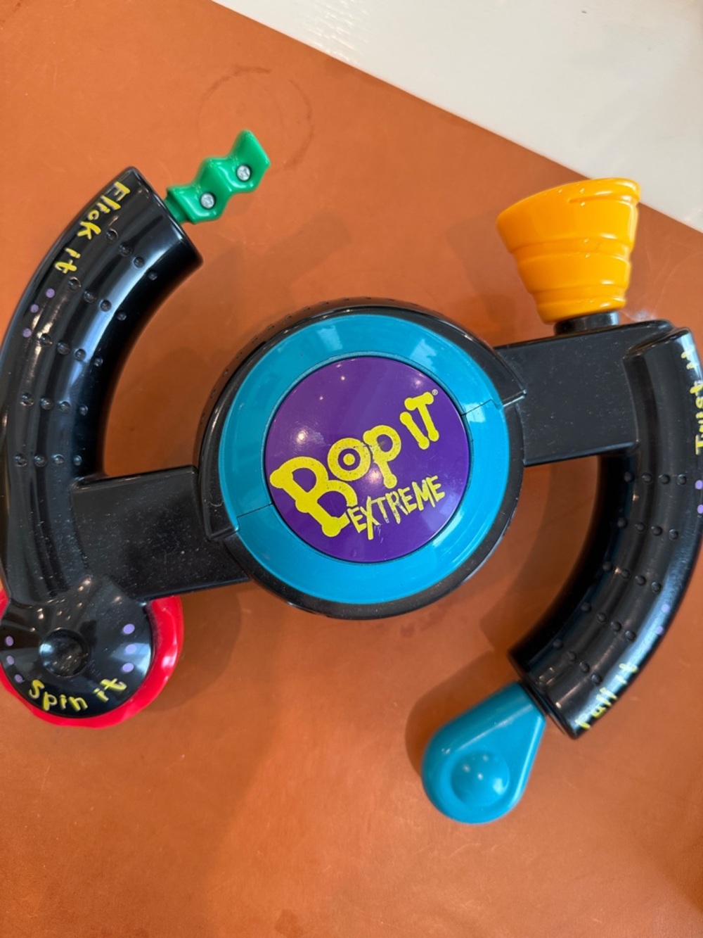 Bop It Extreme Kids Toy - Black with Teal, Purple & Yellow Accents